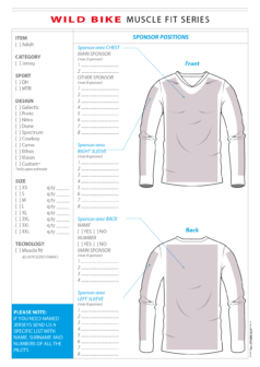 Adult BIKE muscle fit jersey