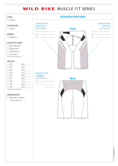 Adult BIKE muscle fit shorts